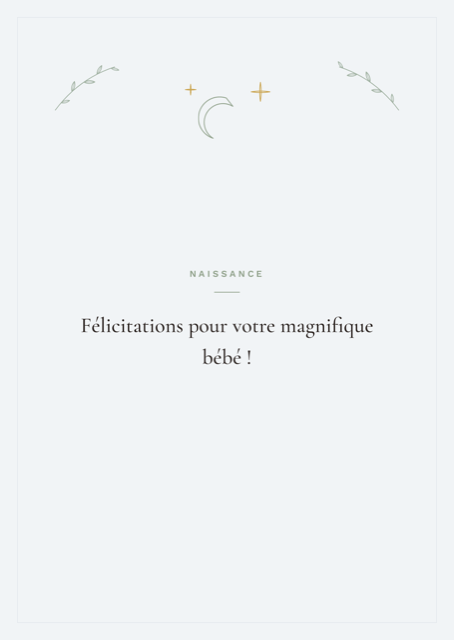 Carte naissance
