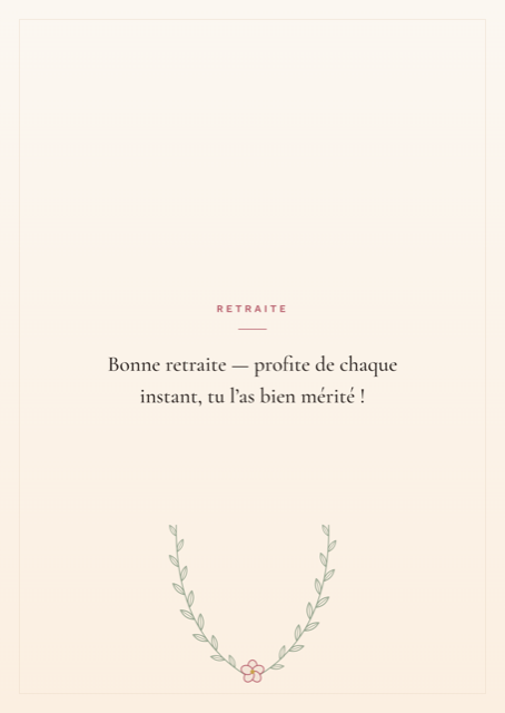 Carte retraite