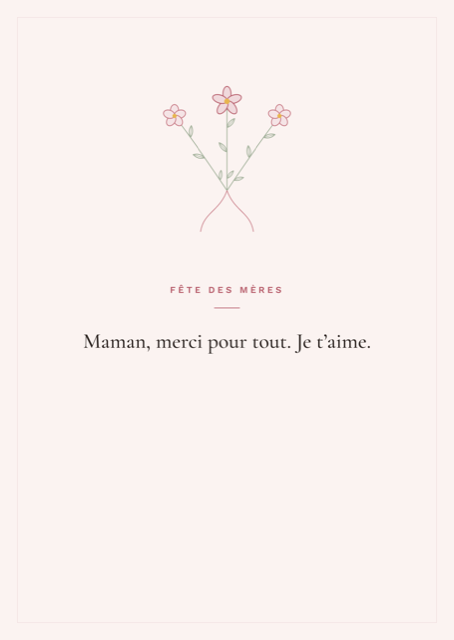 Pack Fête des Mères