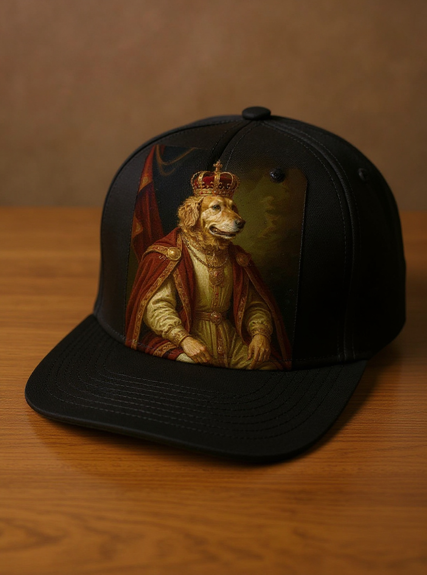 Portrait d'animal sur Casquette