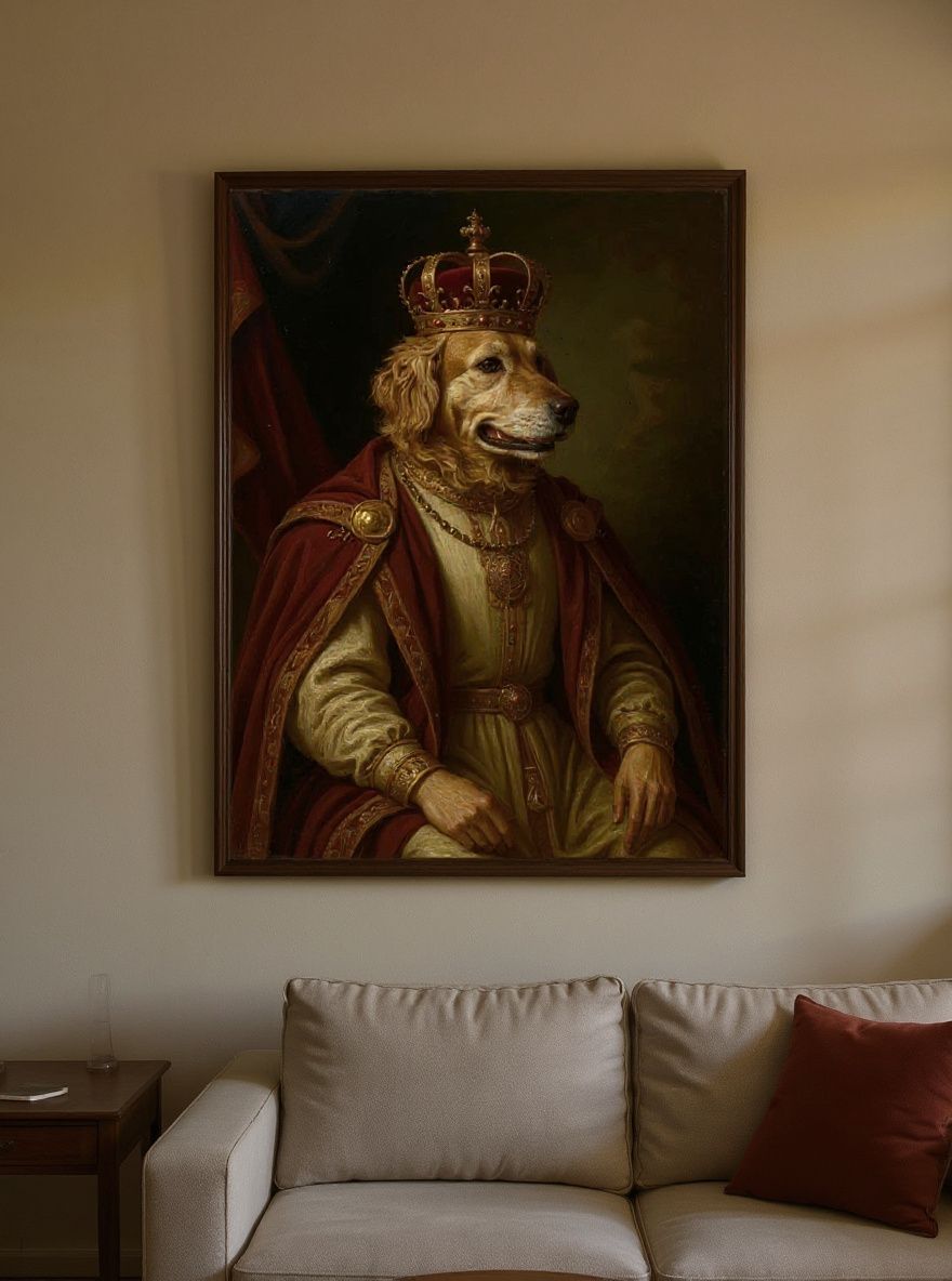 Portrait d'animal sur Toile
