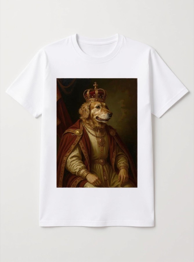 Portrait d'animal sur T-shirt