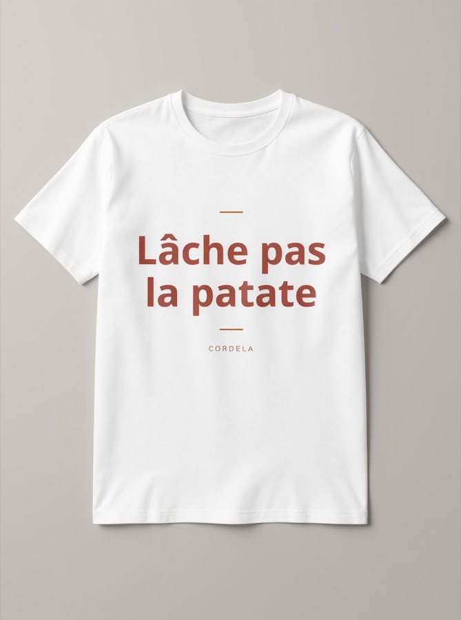Expression québécoise sur T-shirt