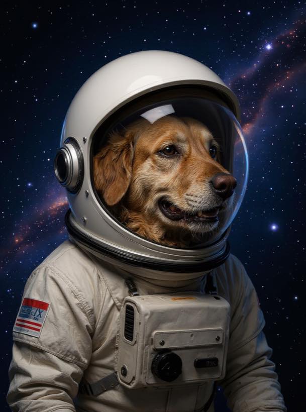 Portrait d'animal — Astronaute