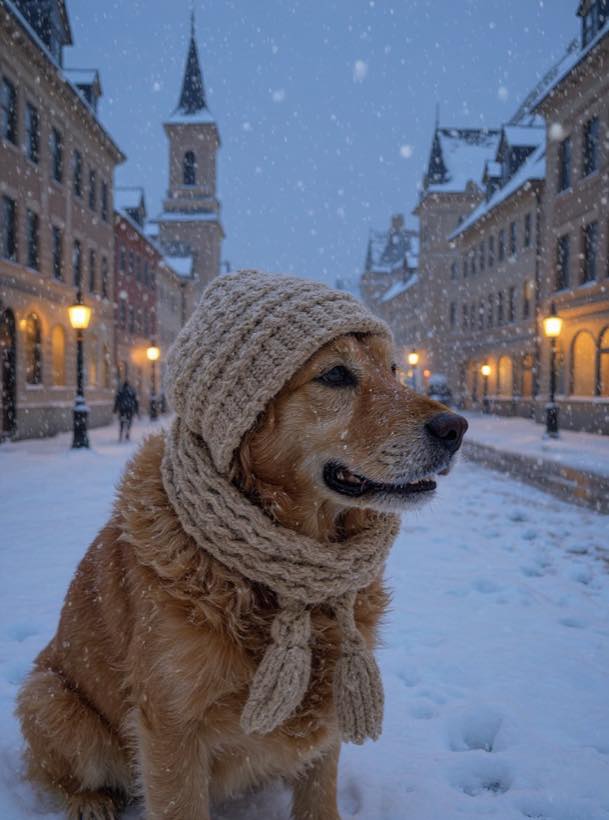 Portrait d'animal — Roi de l'hiver québécois