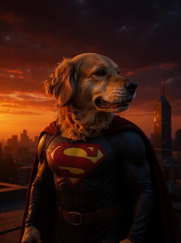 Portrait d'animal — Super-héros